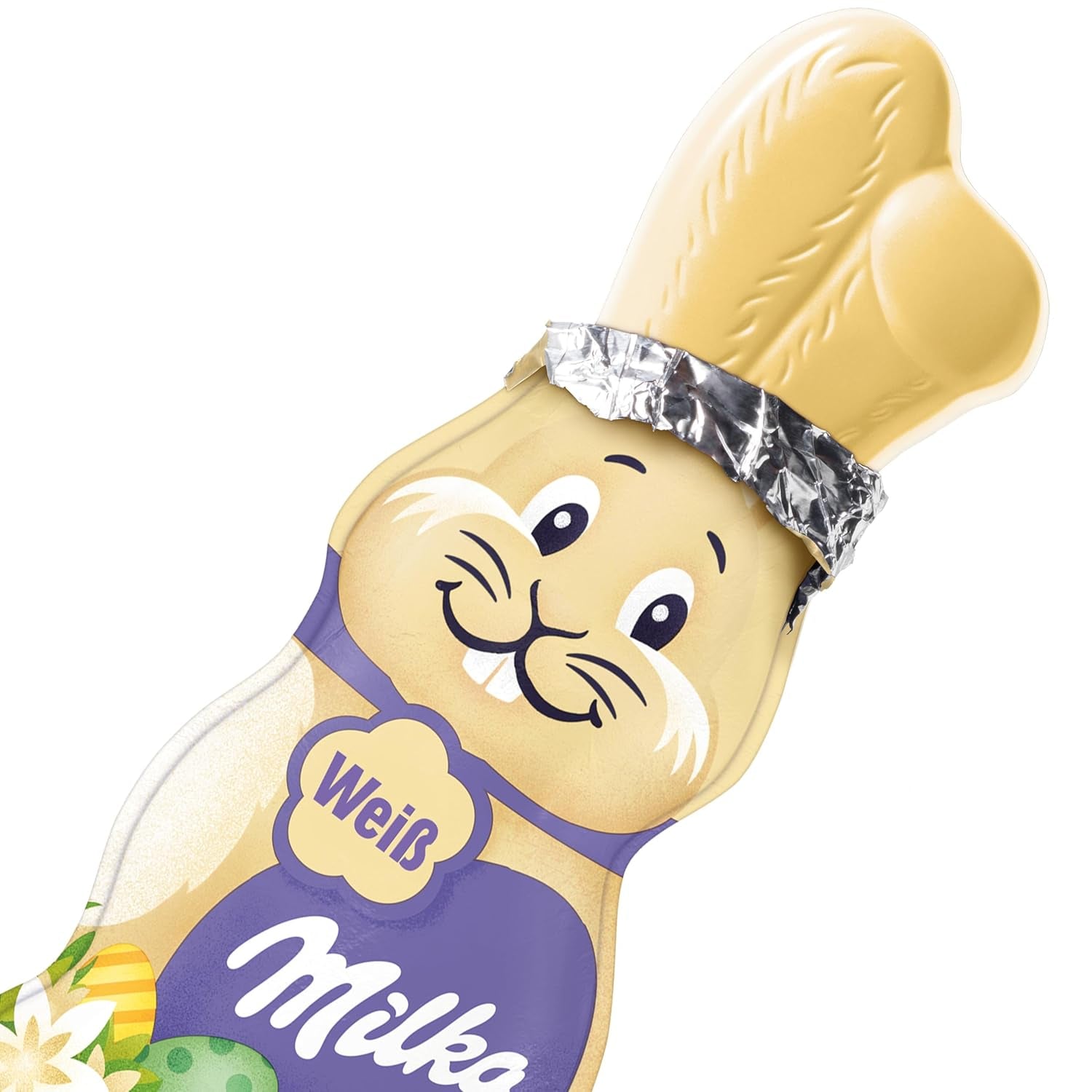 Milka Smiling Bunny White – Osterschokolade aus weißer Schokolade in Hasenform – 14 x 90g