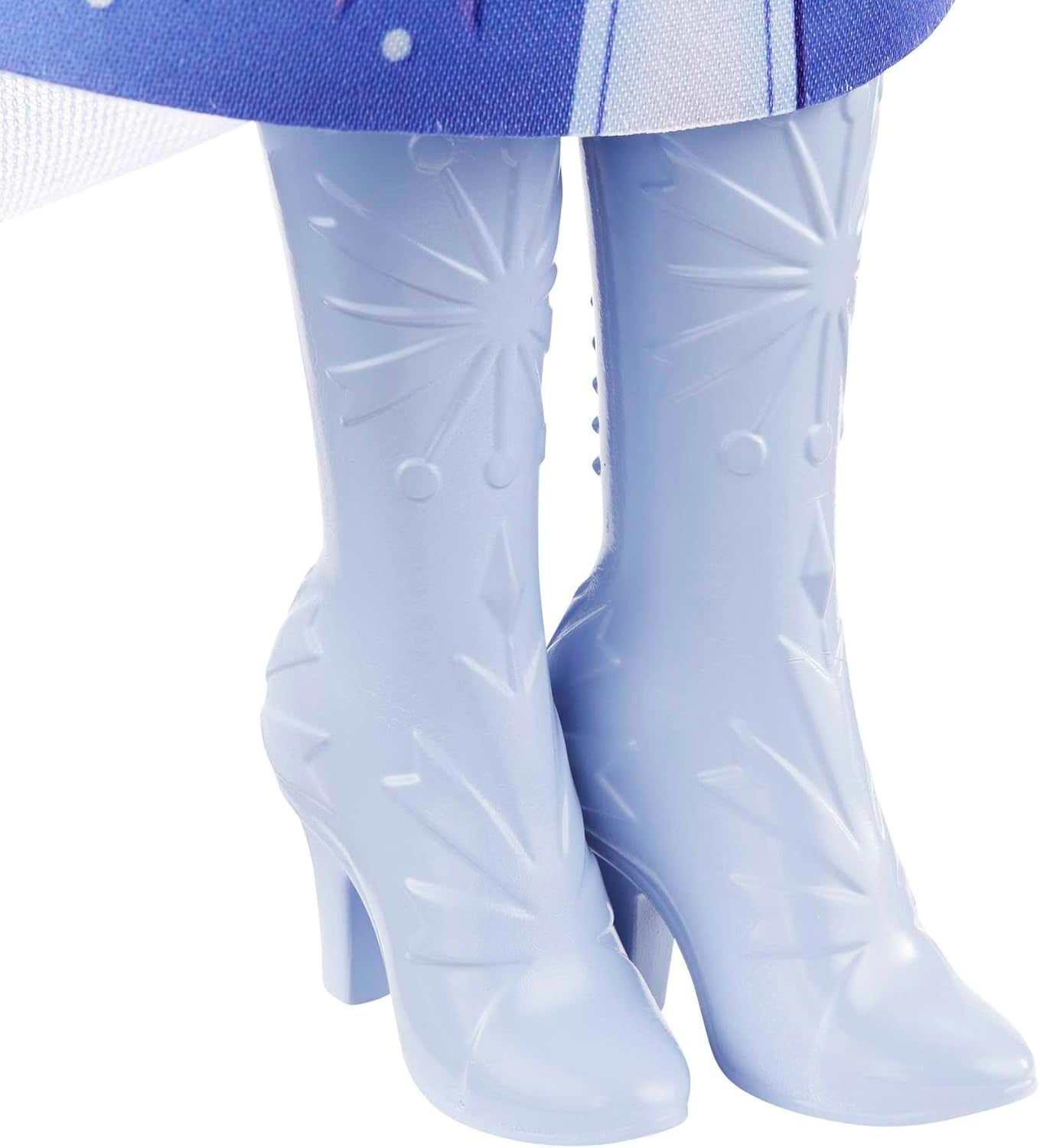Mattel Disney-Prinzessin Elsa-Puppe, Eiskönigin-Puppe im Reiseanzug, gekämmte blonde Haare, Mobile, ausziehbarer Rock und Stiefel, Disney-Geschenke, Spielzeug für 3 Jahre, HLW48 Naty Shop-Puppen