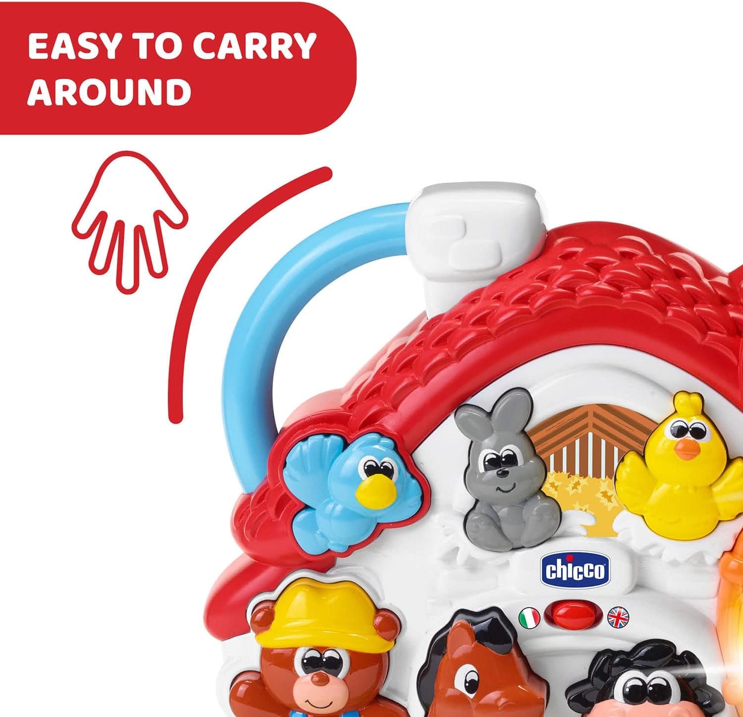 Chicco Ma New Farm, zweisprachig, stapelbar Naty Shop Babyspielzeug