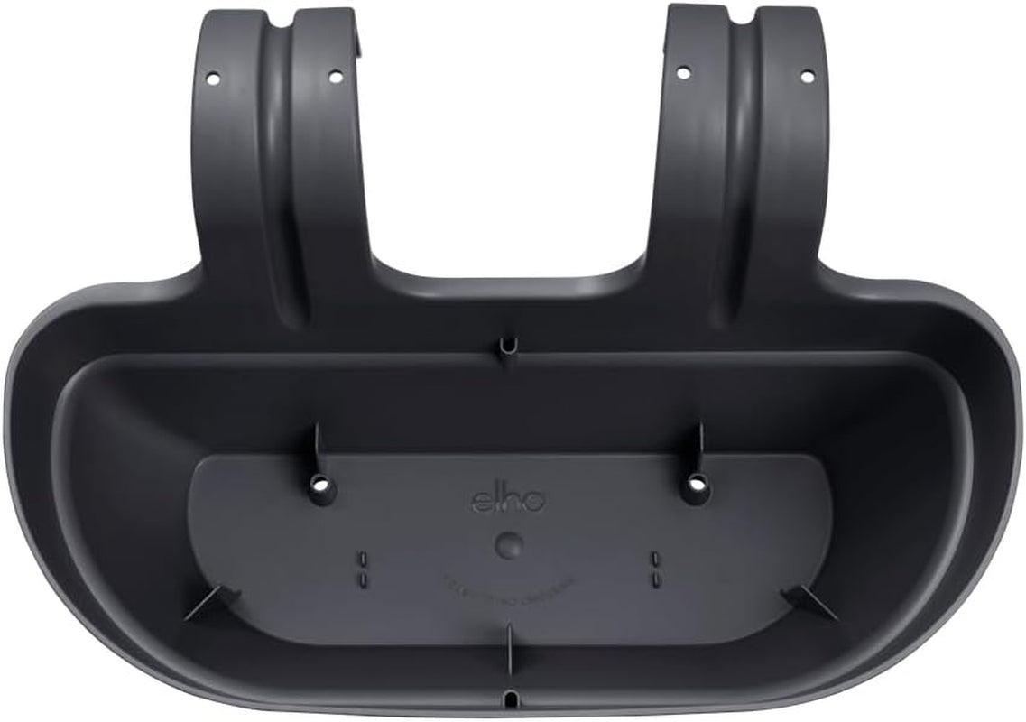 elho Vibia Campana Easy Hanger M 36 – Topf für Balkon und Außenbereich – Ø 36,0 x H 26,5 cm – Schwarz/Anthrazit