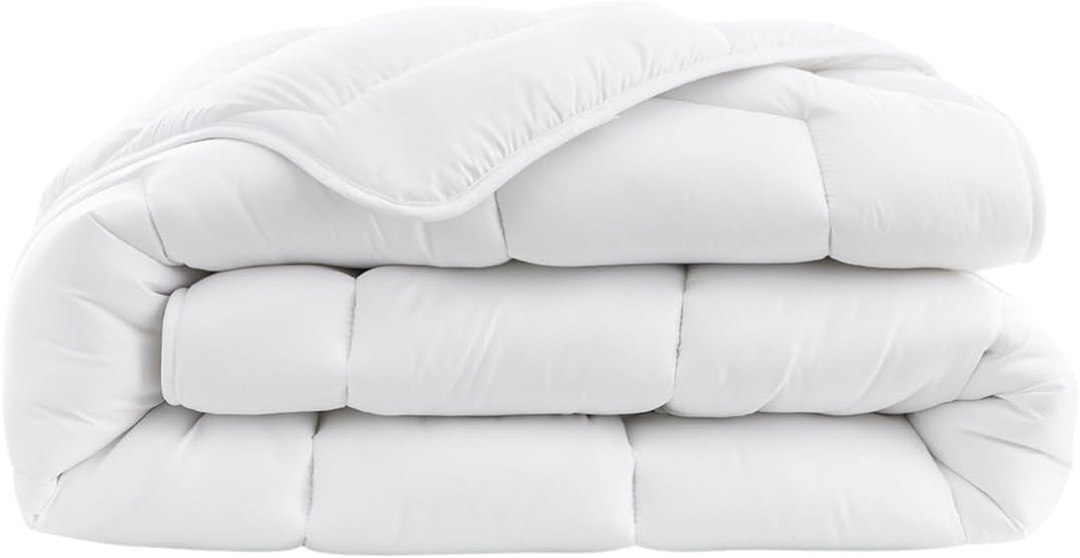 Abeil 15000000529 Decke, Bezug aus Bio-Baumwolle – Füllung 100 % Polyester Cyclafill, weiß, 200 x 200 cm Steppdecken und Steppdecken Naty Shop 200 x 200 cm