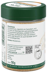 Fuchs Gemahlene Muskatnuss, 50 Gramm Gewürze Naty Shop