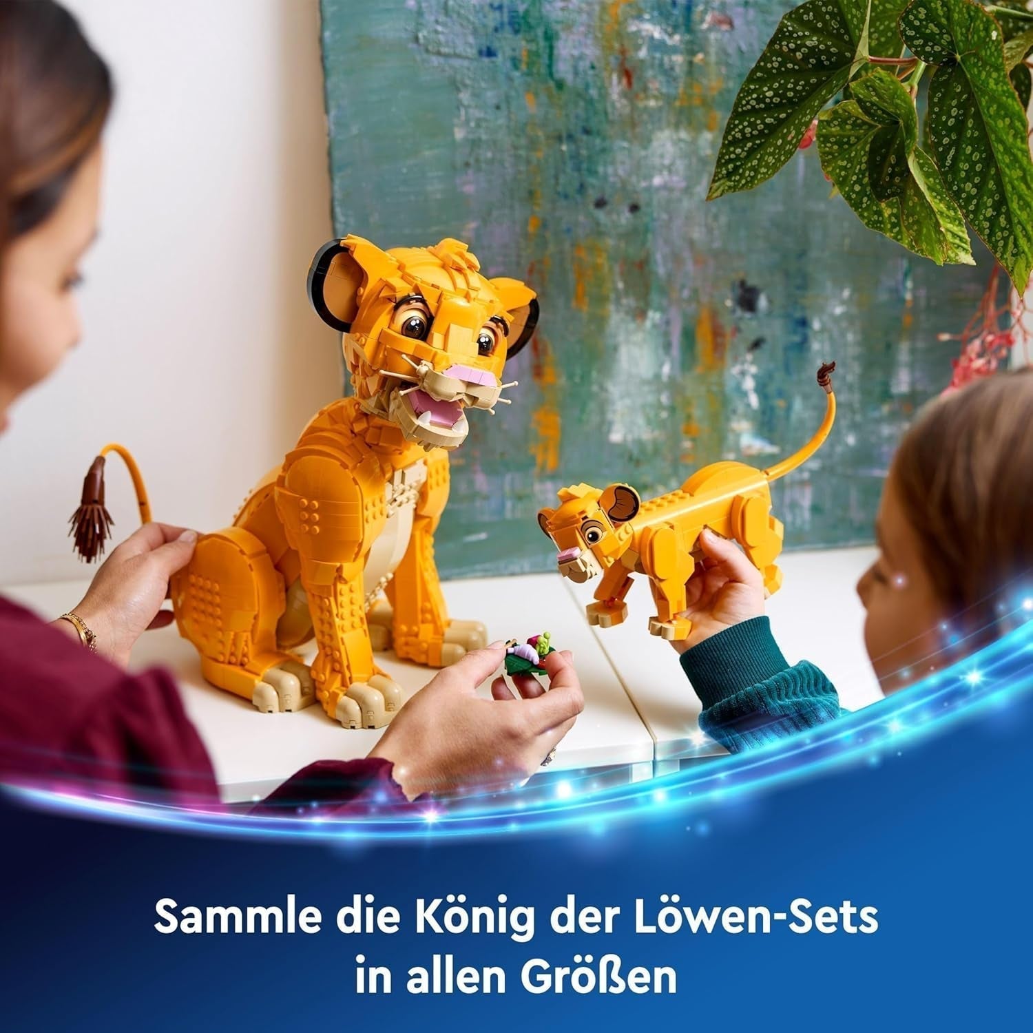 LEGO® Disney Simba, das Junge des König der Löwen, Bauspielzeug für Kinder, Fantasy-Spielset mit der Figur des Löwen, coole Geschenkidee für Mädchen und Jungen ab 6 Jahren, Kinderspielzeug 43243 Bausets Beuche den LEGO-Store