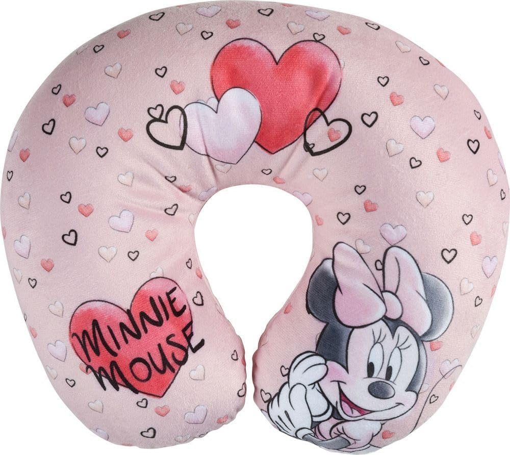 Tataway in Viaggio SI wächst – Disney Minnie Mouse Reisekissen | Weiches, samtiges Material | Handwaschbar bei 30° | Füllung mit Mikroperlen | Kinderstuhl geeignet ab 3 Jahren, Pink, Einheitsgröße, Samt Reisekissen Naty Shop Standardtitel