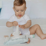 Suavinex Aqua Care Baby-Feuchttücher, 60 Stück, Reinigungstücher, 99 % Wasser, Pflanzenfaser, Aloe Vera, parfümfrei, alkoholfrei, dermatologisch getestet, geeignet für empfindliche Haut