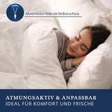 Billerbeck S20 Visco Kissen - Nackenkissen - Kissen 40 x 80 cm - Nackenstützkissen mit Visco High-Tech Kern