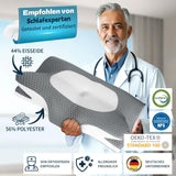 IDEA Pillow Memory Foam-Kissen, ergonomisches Kissen, orthopädisches Kissen für Nackenschmerzen, Schlafkissen für seitliche Rücken- und Bauchschmerzen, Nackenkissen, Anti-Schnarch-Kissen für Erwachsene, orthopädische Halskissen, Naty Shop