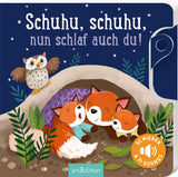 Husch, husch, jetzt schläfst du auch!: Slider und 11 Sounds | Ein innovatives Buch mit Schiebegeräuschen für die Kleinen ab 18 Monaten. Baby Toys Naty Shop Book