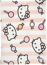 Hello Kitty Tagesdecke, rosa, weiche Decke 130 x 170 cm, Tagesdecke aus Mikrofaser oder Sofa-Tagesdecke. Qualität mit Ökotex-Zertifikat, Sanrio Beds and Blankets Besuchen Sie den Kanguru-Store