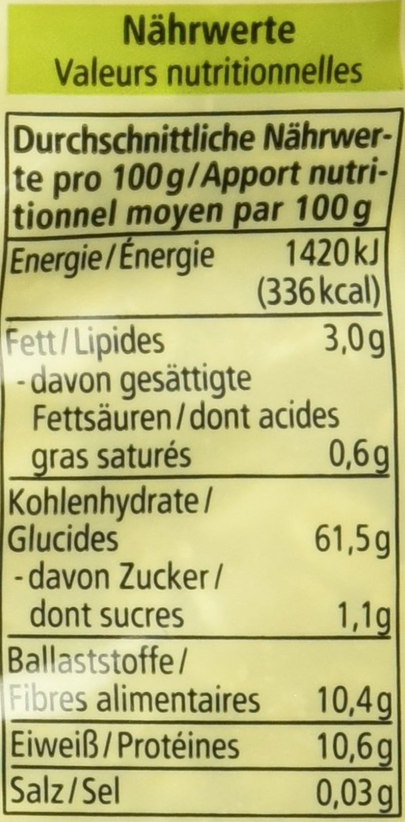 Bio-Flocken aus 5 Getreidesorten, 500 g