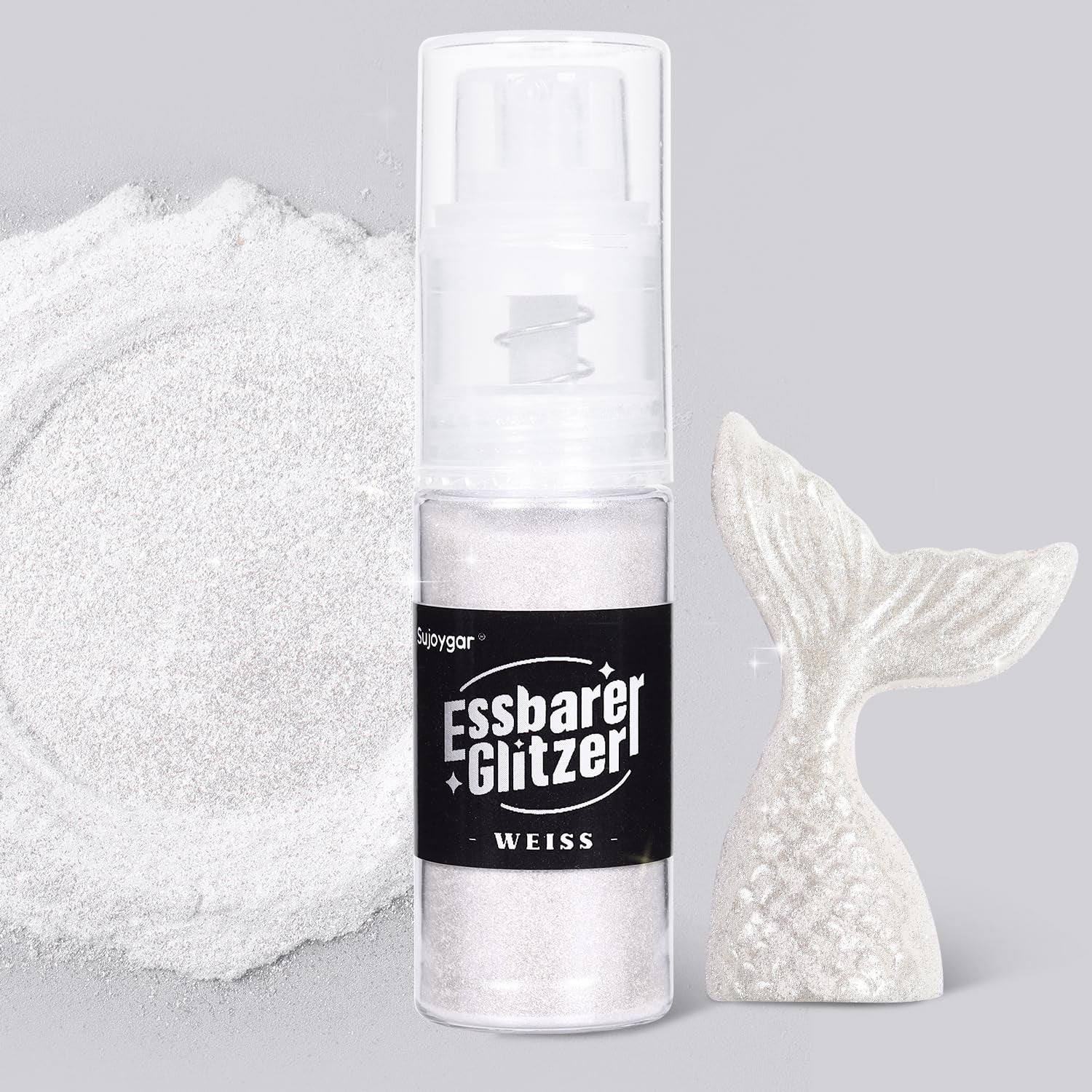 Essbarer Glitzer – 10 g, roségoldener Getränkeglitzer, essbares Glitzerpulver, Lebensmittelfarbpulver, Goldpulver, metallisches Glitzerpulver, Glitzerspray für Cocktails, Schokolade, Kuchen, Fondant