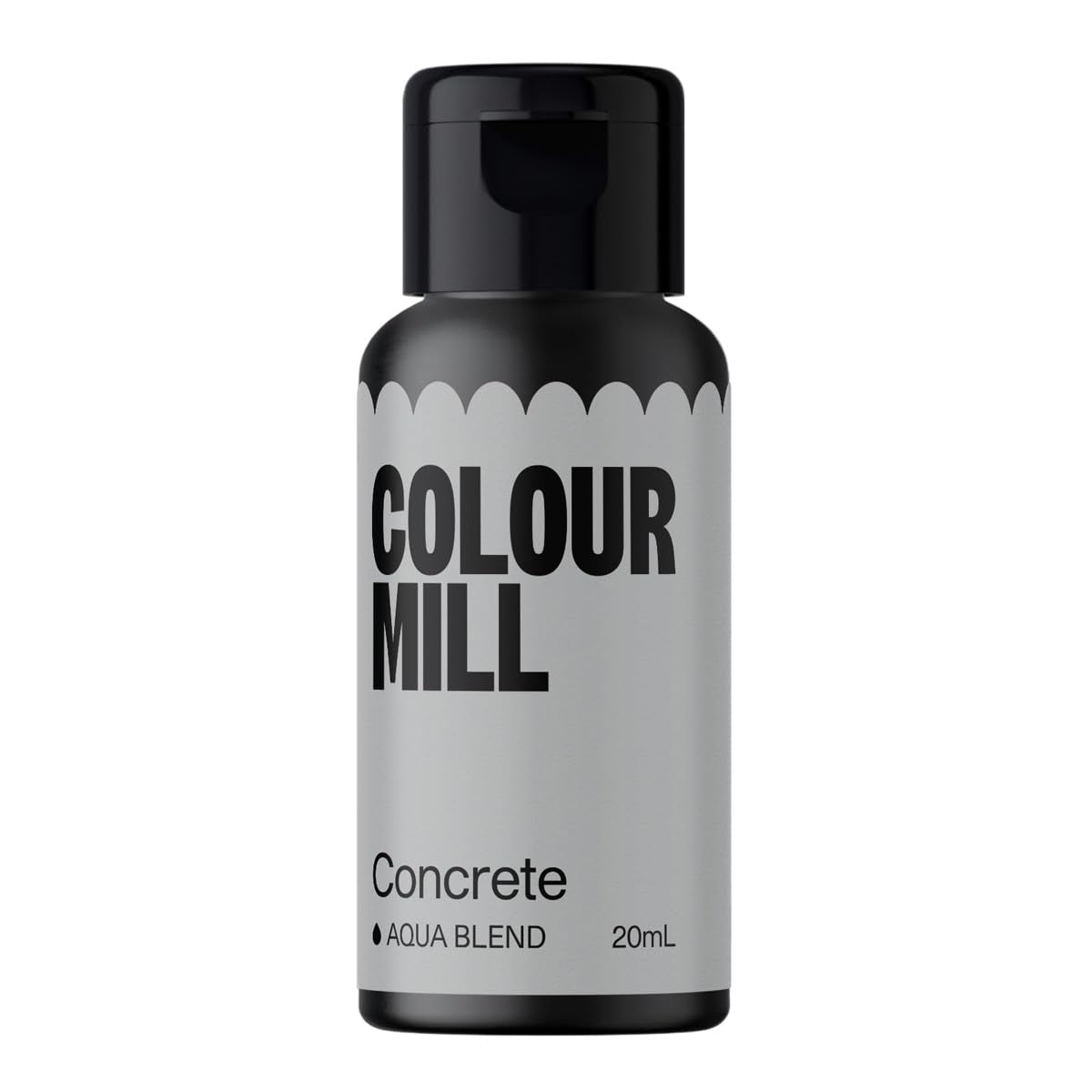 Color Mill Aqua Blend Beton-Lebensmittelfarbe: Flüssige Lebensmittelfarbe auf Wasserbasis – 20 ml