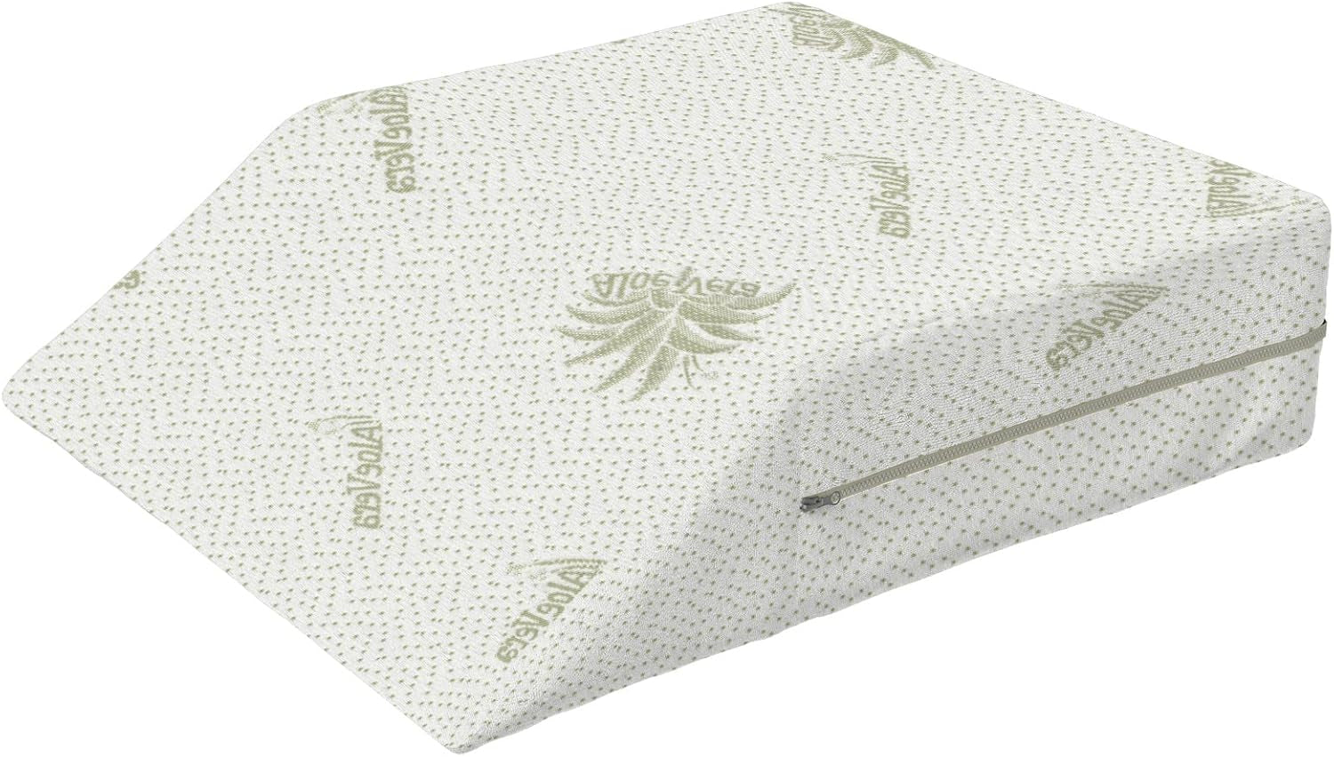 Italienische Bettwäsche, abnehmbares Fußstützenkissen, Aloe, 61 x 50 x 17 cm, Naty Shop Standard-Kissen, Standardtitel