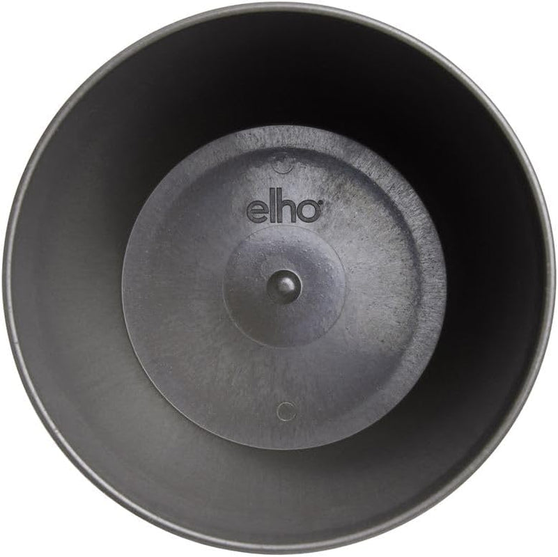 elho The Coffee Collection, runde Kanne für den Innenbereich, 18 cm, aus Kaffeesatz und recyceltem Kunststoff – Braun/Espressobraun