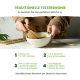 Monte Nativo Zeremonielles Matcha-Pulver (40 g) – perfekt für Matcha-Tee, Lattes und Smoothies – grüner Tee aus Japan – Zeremonienqualität, in Metallbox – 100 % rein, glutenfrei, fein gemahlen