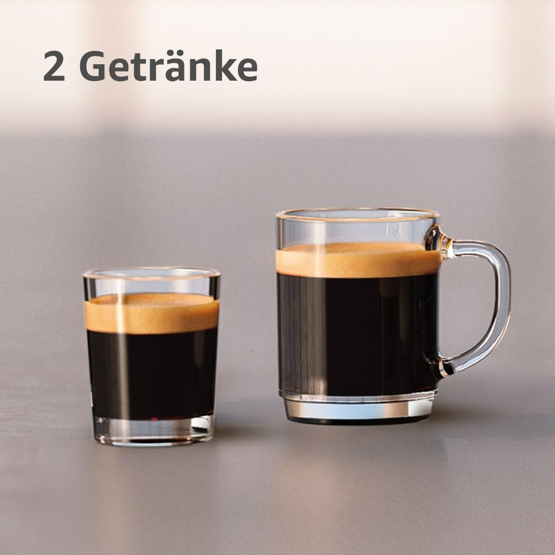 PHILIPS automatische Espressomaschine 2200-Serie – 2 Kaffeespezialitäten, Touch-Display, klassischer Milchaufschäumer, Keramikmahlwerk, mattschwarz (EP2220/10)