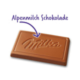 Naps Alpenmilch 1 x 1 kg, zartschmelzende Mini-Schokoladenquadrate aus feiner Alpenmilch-Schokolade, Box (2er-Pack)