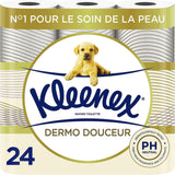 KLEENEX Dermo Douceur 4230420 Toilettenpapier, 24 Rollen (4 x 6 Rollen), weiß, 24 Unité (Lot of 6)
