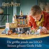 LEGO Harry Potter Schloss Hogwarts: Die Große Halle, Sammelspielzeug mit 11 Minifiguren, darunter Hermine Granger, magisches Geschenk für Jungen und Mädchen 76435 Bausets Besuchen Sie den LEGO-Store