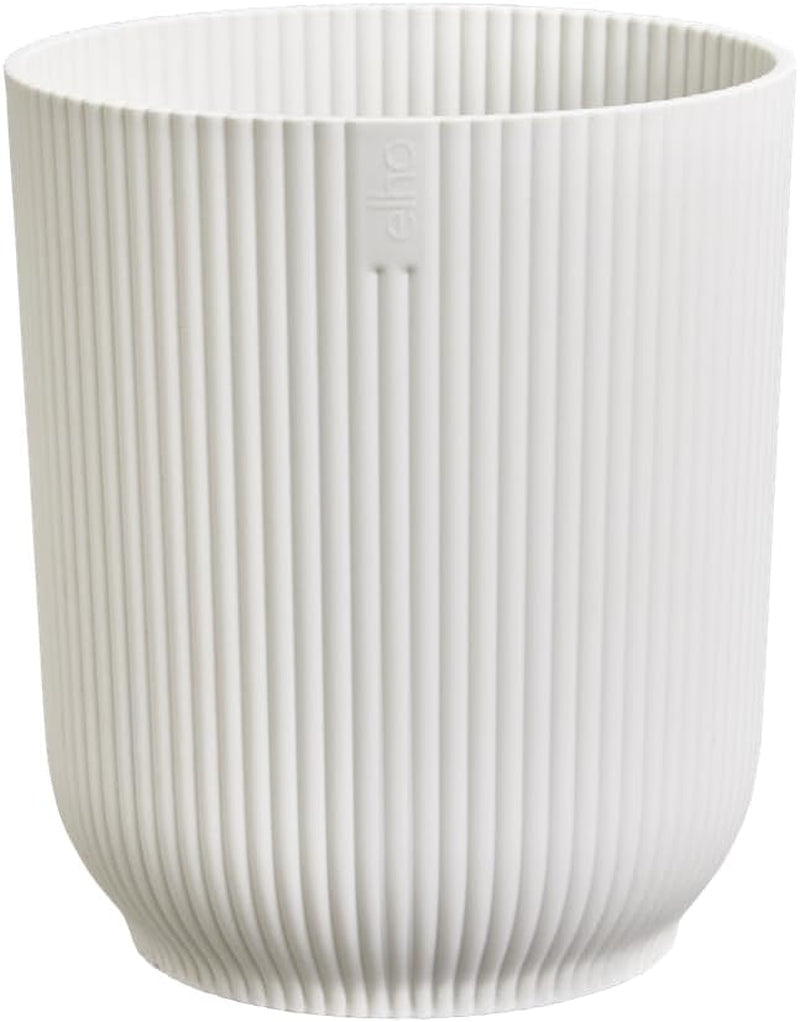 elho Vibes Fold Orchid High 12,5 cm – Orchideentöpfe für den Innenbereich – Blumentöpfe für den Innenbereich – 100 % recycelter Kunststoff – Weiß/Seidenweiß