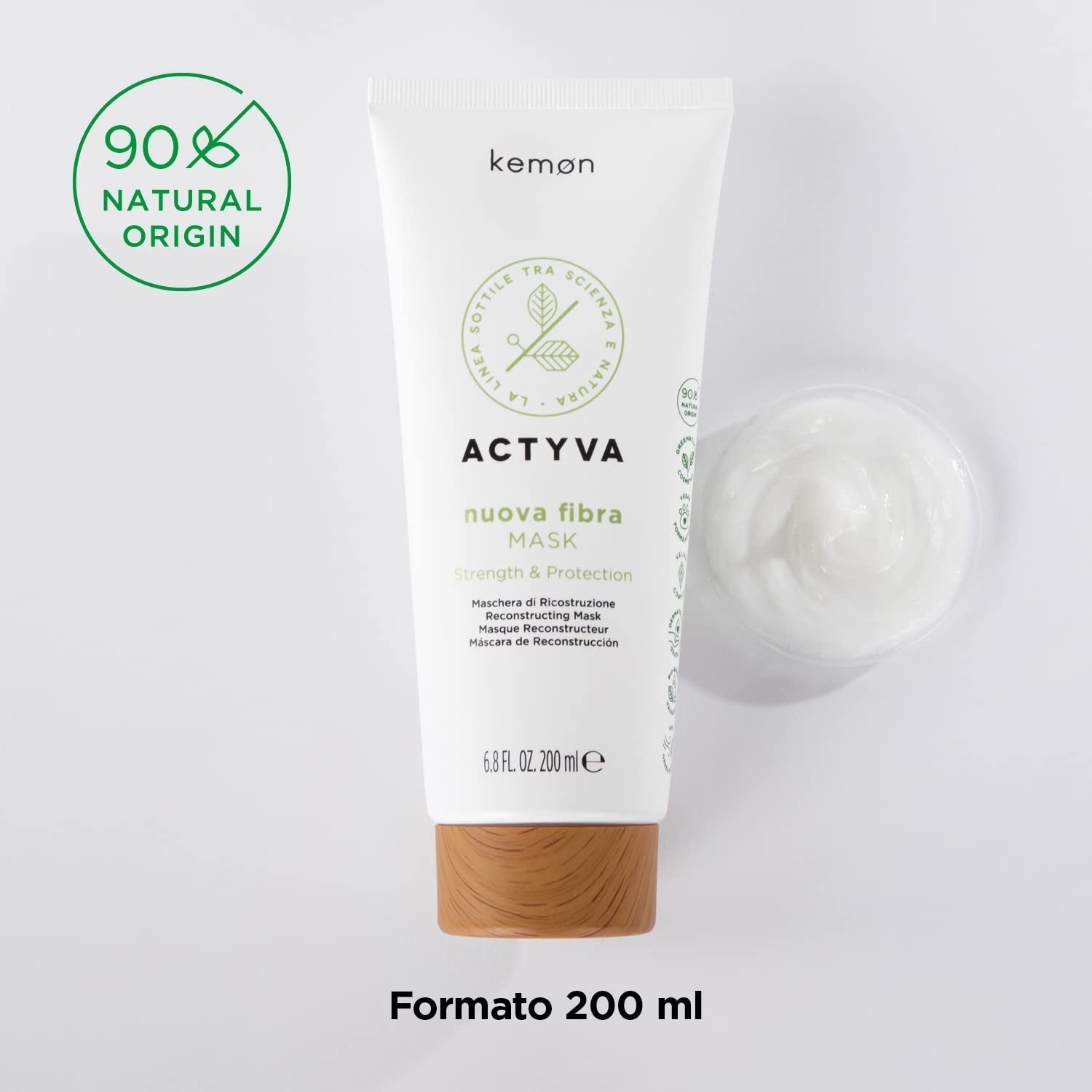 KEMON Actyva Nuova Fibra Mask 200 ml Haarmaske Naty Shop