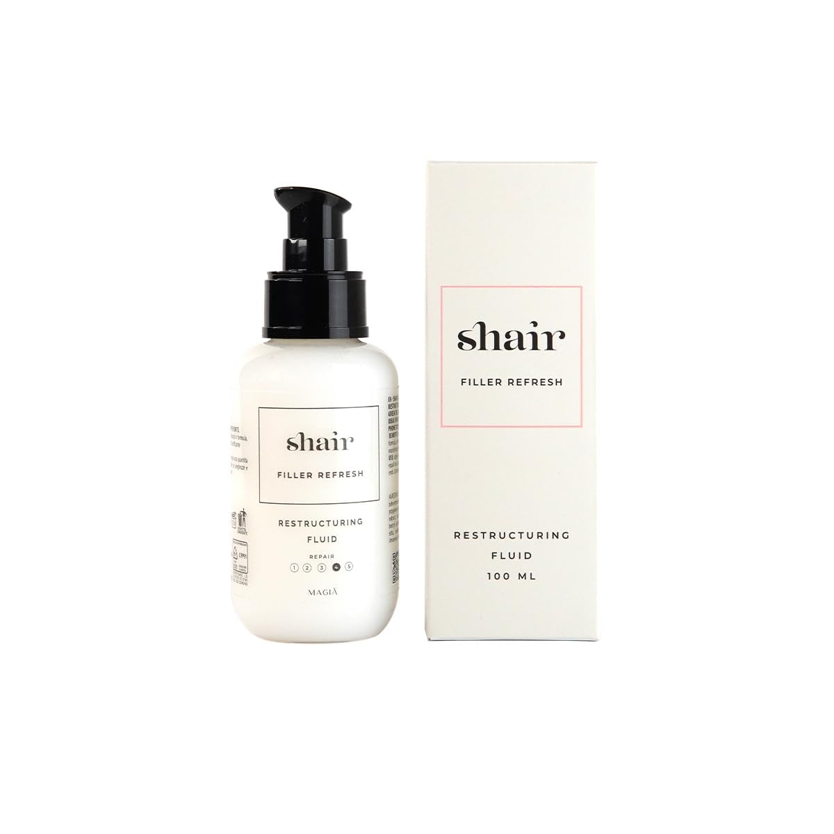 Shair Filler Refresh: Restrukturierendes Fluid, revitalisierend, belebend, seidig, entwirrend, für stumpfes, trockenes, behandeltes und splissiges Haar. Entwirrungsprodukte Naty Shop Standardtitel
