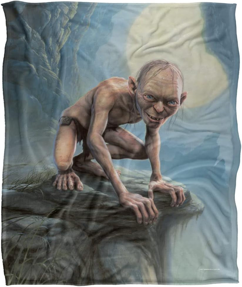 Herr der RINGE Bequeme Seidendecke, superweich, 152 x 127 cm. Betten und Bettdecken von Logovision