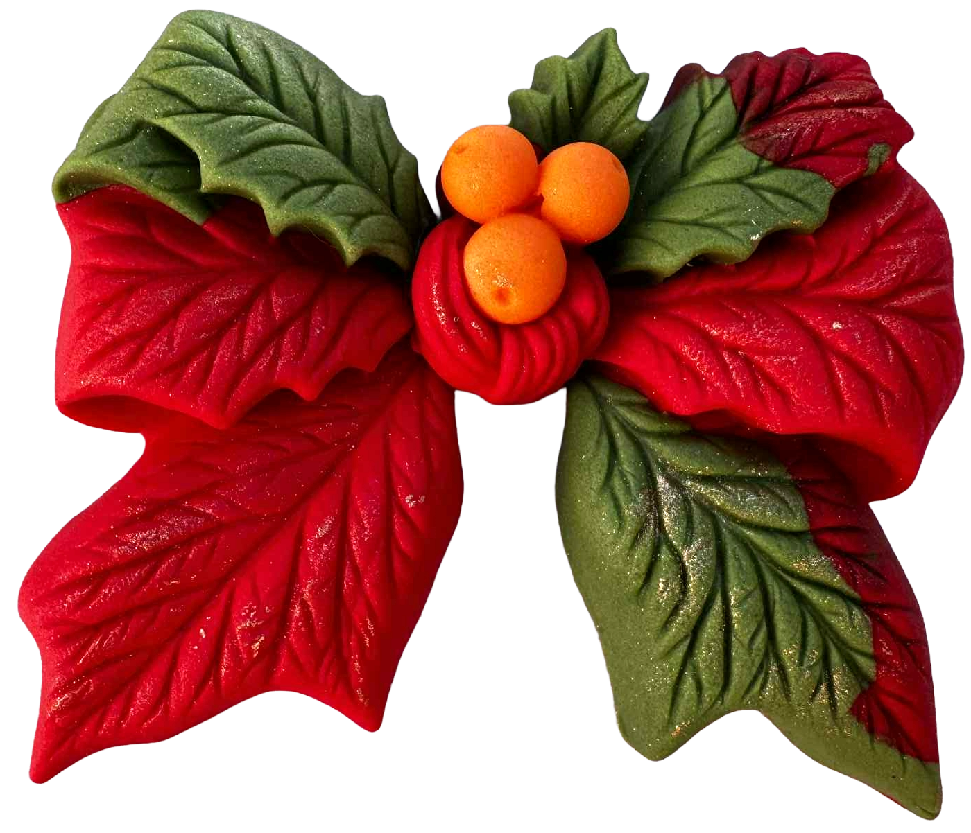 Essbare Dekorations-Weihnachtsblume – süß, festlich, ideal für die Weihnachtsdekoration