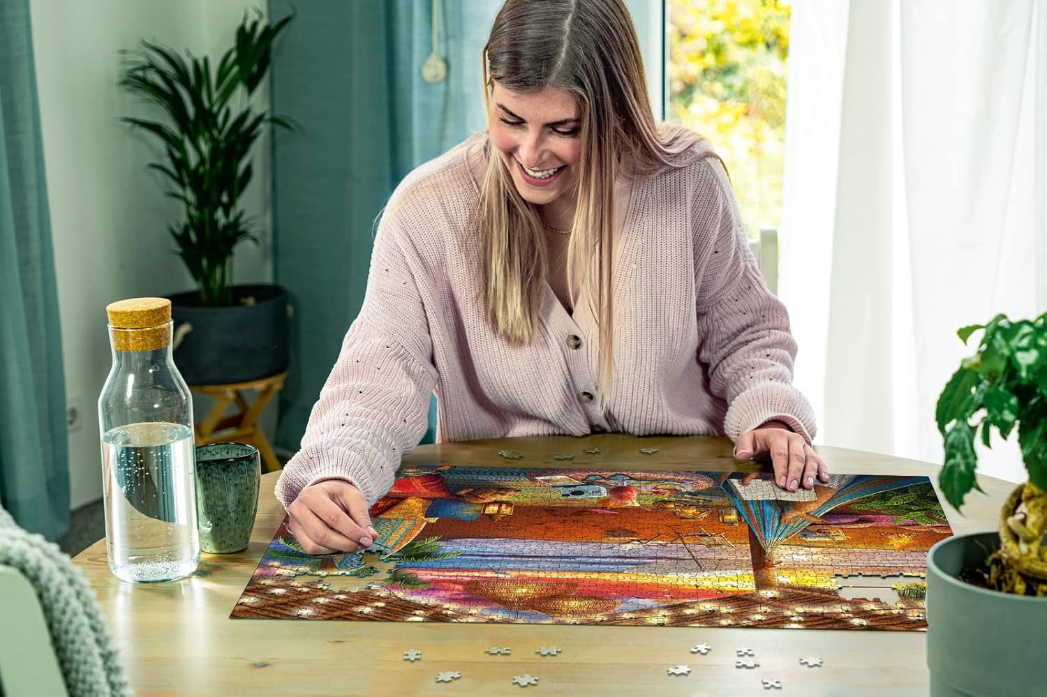 Ravensburger Puzzle 16795 – Sonnenuntergang am Strand – 500-teiliges Puzzle für Erwachsene und Kinder ab 10 Jahren mit größeren Puzzleteilen [Exklusiv bei Amazon] Puzzle Naty Shop