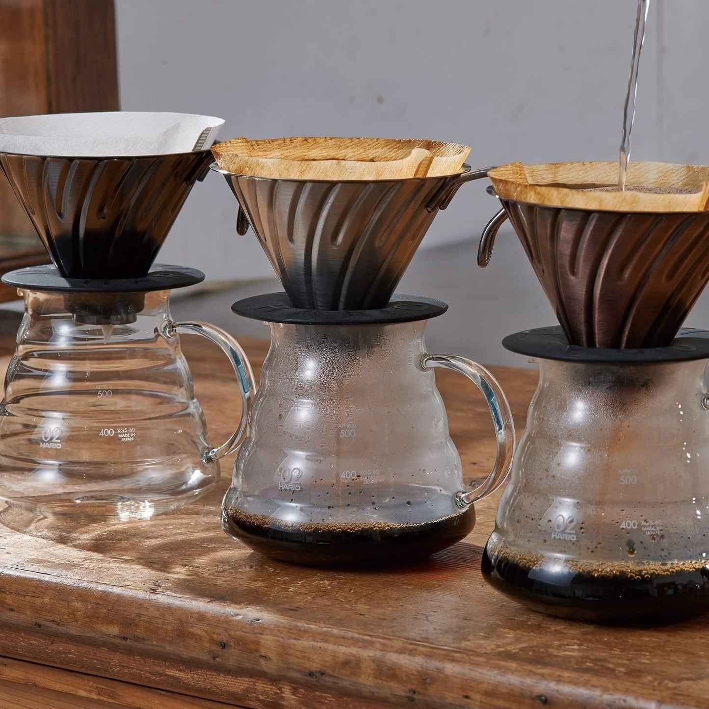 Kaffeetropfer aus Metall V60