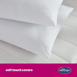 Silentnight Ultrabounce-Kissen, Weiß, Mikrofaser, Weiß, 2er-Pack Naty Shop Standard-Kissen