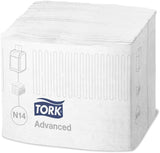 Tork Xpressnap Fit Spenderservietten – 15830 – N14 Advanced Serviettenspender, wiederverwendbare Servietten – 2-lagig, Weiß – 720 Stück, mittel