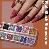 FANDAMEI Pinsel Für Gelnägel, 15 Stück Nagel Pinsel, 5 Blätter Nagelsticker, Strasssteine ​​​​Nägel, Nageldesign Set, Nageldesign Zubehör, Nail Art Pinsel Set, Nailart Pinsel Und Dekorationen Set