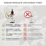 Haarkur mit Basilikumextrakt von Nordic Pure | Zur Pflege von dünnem, trockenem und brüchigem Haar | Kann Haarausfall vorbeugen 100 ml Naty Shop Haarpflege