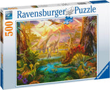 Ravensburger Puzzle 16983 – Dinoland – 500-teiliges Puzzle für Erwachsene und Kinder ab 10 Jahren, Dinosaurier-Puzzle. Puzzle Naty Shop