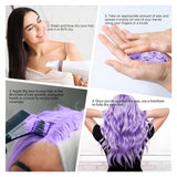 4,23 Unzen Lila Haartönung Temporäre Haarfarbe mit Pinseln, Männer Frauen Styling Haartönung Wachs, Sofortige Haarcreme Schlamm Natürliche Frisur Pomade, DIY Cosplay Halloween Haarwachs Haarfärbemittel Naty Shop