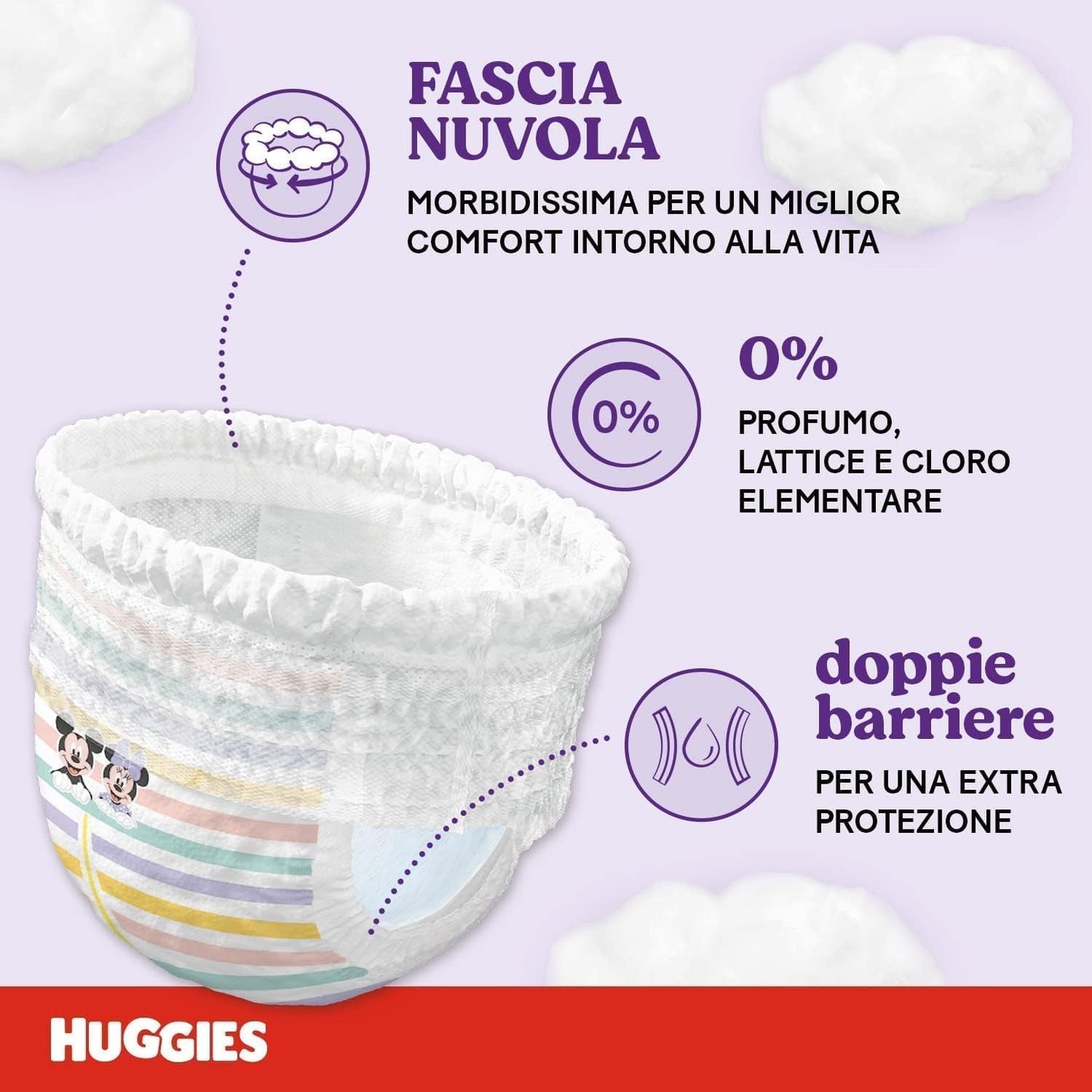 Huggies Ultra Comfort, Höschenwindeln, Größe 5 (12–17 kg), Packung mit 68 Höschenwindeln