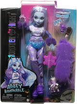 Monster High Abbey Bominable Yeti mit Mammut-Haustier und Zubehör – gruseliger Schneeflocken-Look für Kinder ab 4 Jahren, HNF64 Naty Shop-Puppen