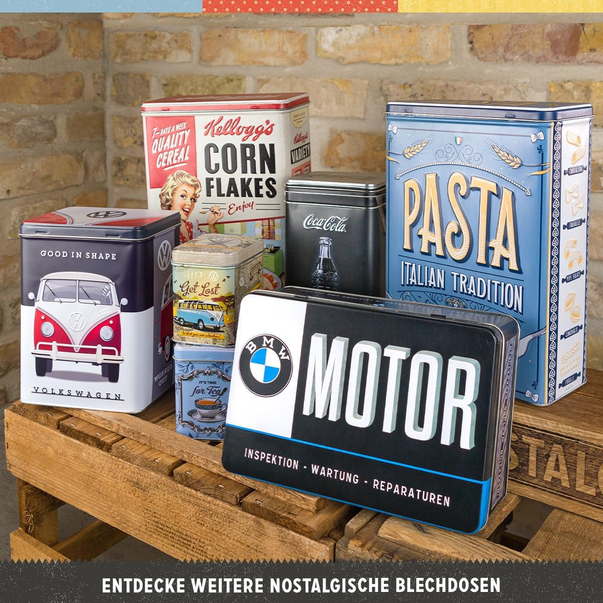 Nostalgic-Art Box mit Retro-Geschmack, 1,3 l, Good Cat Treats – Geschenkidee für Katzenbesitzer, im Vintage-Design, im Vintage-Design. Frischhaltedosen von Naty Shop