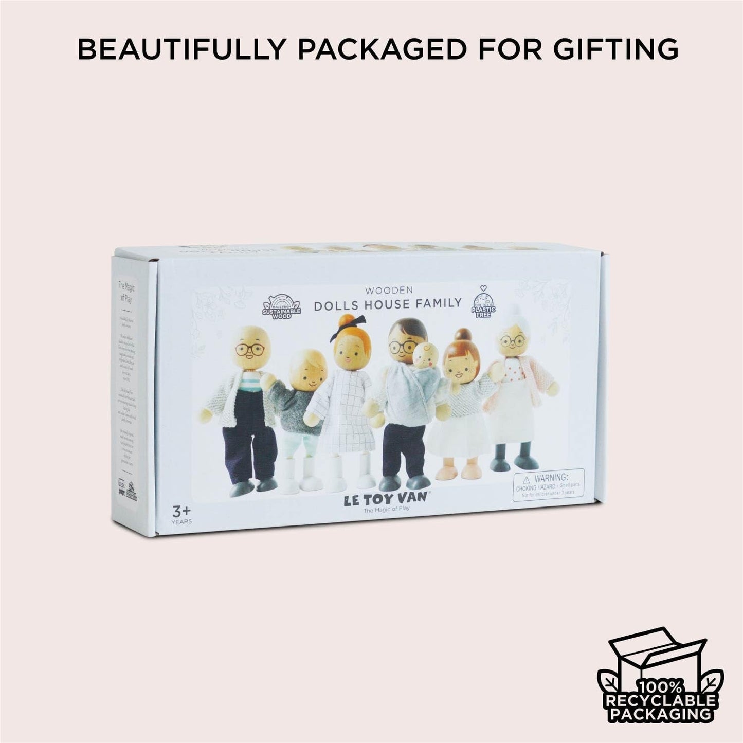 – My Doll Family Puppenhaus-Spielset aus Holz | Daisylane Puppenhaus-Zubehörsets für Mädchen – Geeignet für Kinder ab 3 Jahren P053