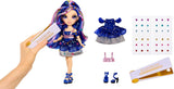Rainbow High Be Dazzling – Genevieve Bleue – 28 cm große blaue Modepuppe mit Verzierungswerkzeug, funkelnden Edelsteinen und Styling-Zubehör
