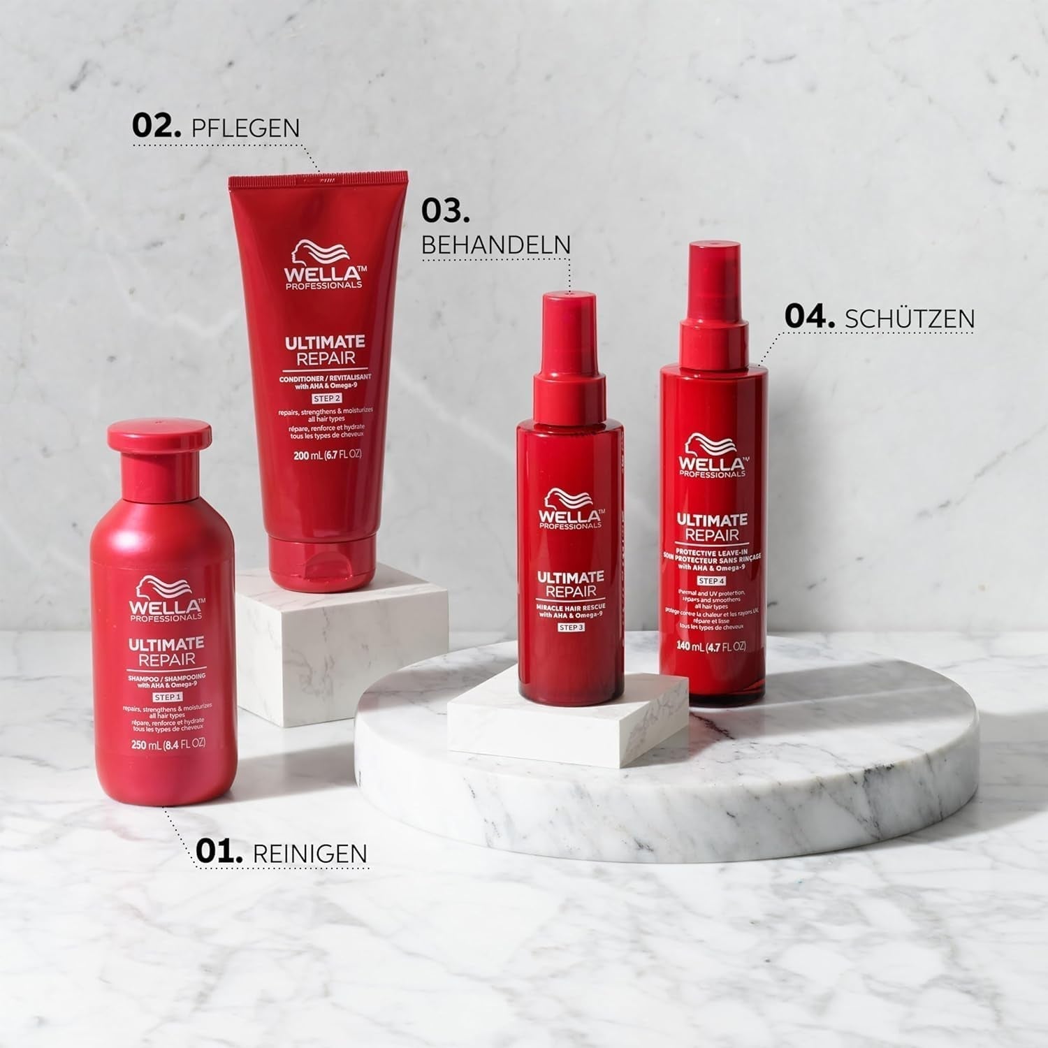 Wella Professionals Ultimate Repair Tiefenreinigungsshampoo, 250 ml Wella Dusche und Bad