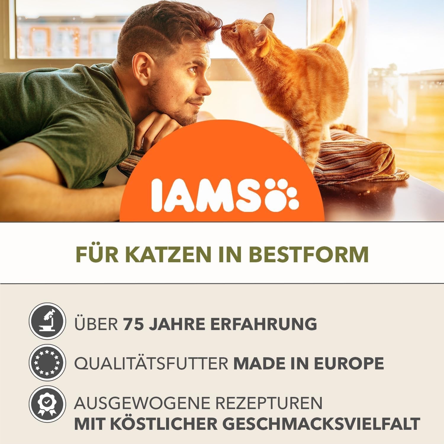 IAMS Delights Sea Collection Getreidefreies Nassfutter für Katzen – Multipack mit verschiedenen Fischsorten in Sauce, getreidefreies Nassfutter für Katzen ab 1 Jahr, 12 x 85 g