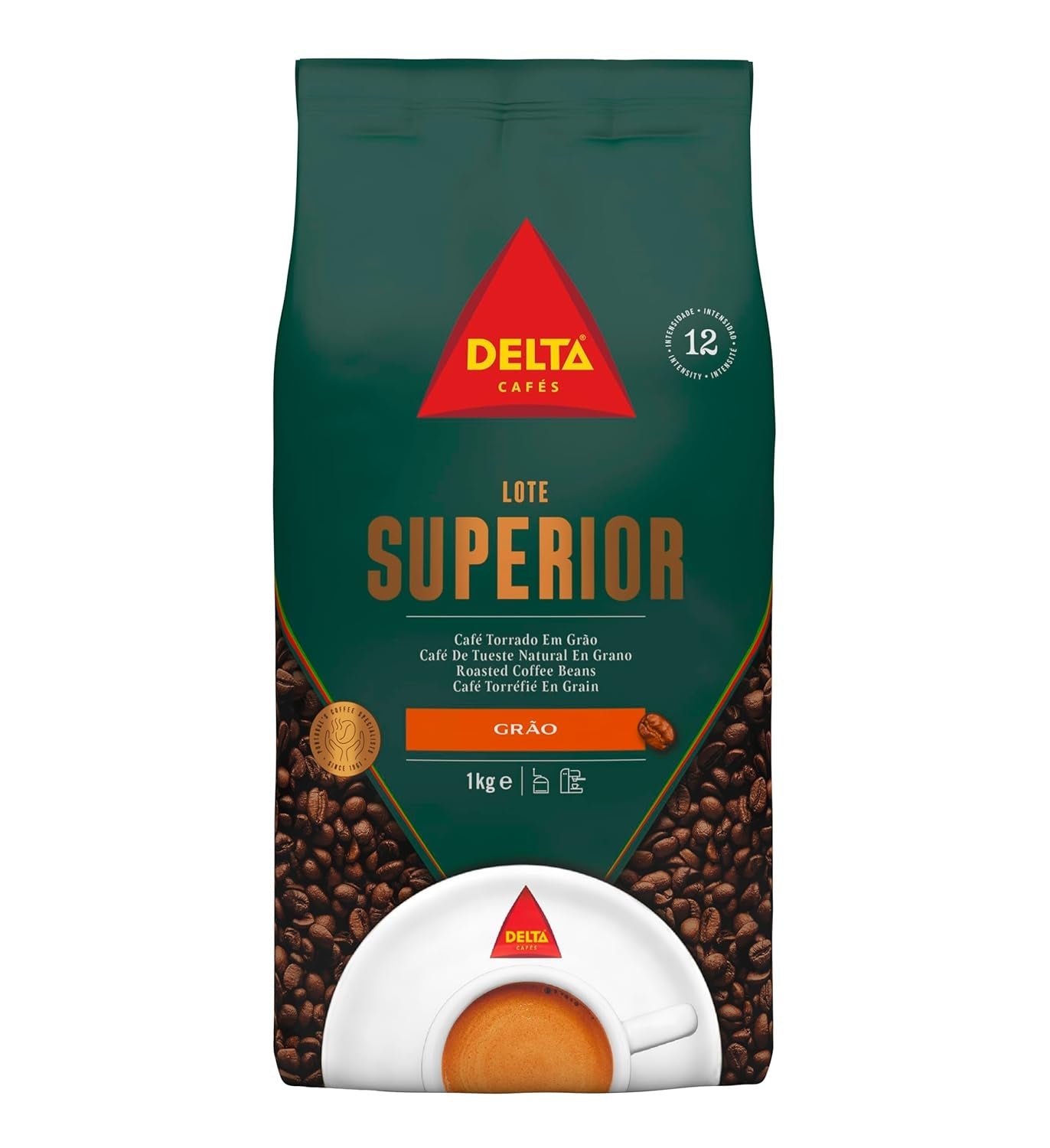 Verpackungscharge Delta Superior Kaffeebohnen 1 kg