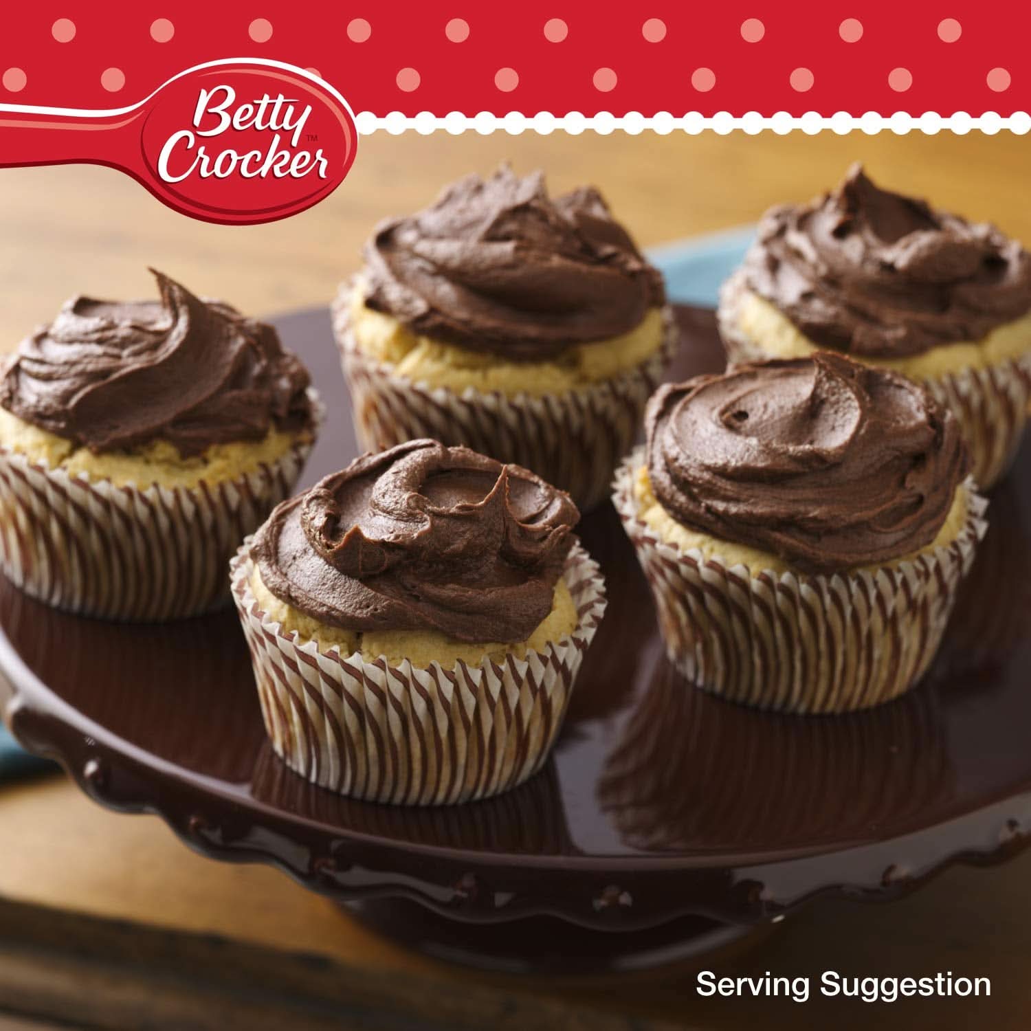 Betty Crocker, Kuchenglasur mit Schokolade und Karamell, 400 Gramm Glasuren und Dekor Naty Shop