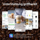 PHILIPS automatische Espressomaschine 2200-Serie – 2 Kaffeespezialitäten, Touch-Display, klassischer Milchaufschäumer, Keramikmahlwerk, mattschwarz (EP2220/10)