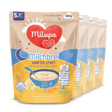 Milchbrei Milupa Gentle Start – Cerealien für Babys ohne Gluten, ohne Palmöl – Ohne Konservierungs- und Farbstoffe – Ab 5 Monaten – 4 x 400 g