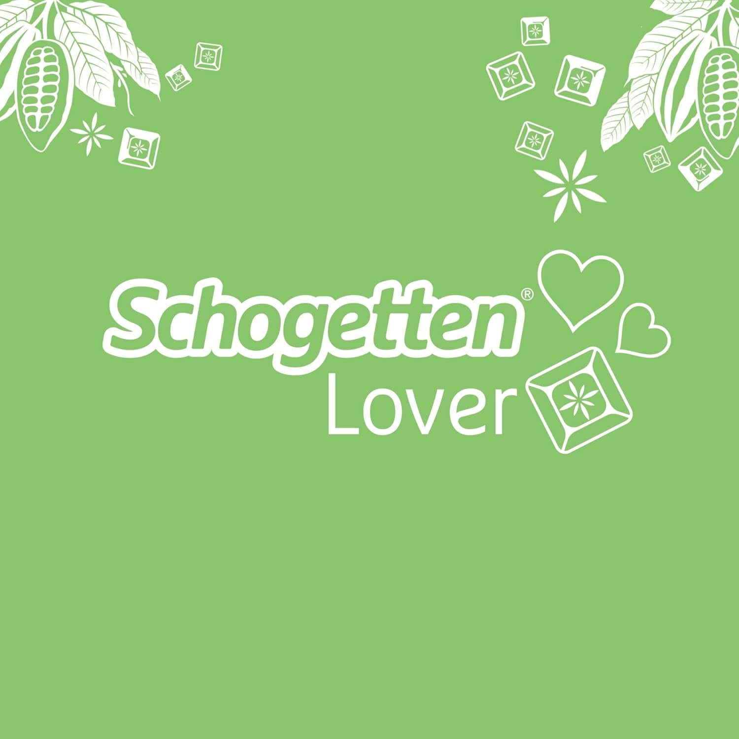 Schogetten Premium Alpenmilch Schokolade mit Haselnüssen, 100g Tafelschokolade, einzeln portioniert. Eine Freude. Stück für Stück.