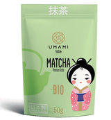 Matcha Umami Bio-Grüntee-Pulver – Premium-Qualität, angebaut in Uji, Kyoto (Japan) Aus biologischem Anbau. 50 g