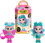 CRAZE Fee in meiner Tasche | Feenpuppe mit Flügeln, sammelbares Feenspielzeug mit Spezialeffekten wie Glitzer, Leuchten im Dunkeln und Farbwechsel. Naty Shop Dolls Fairy in my Pocket, 2er-Set